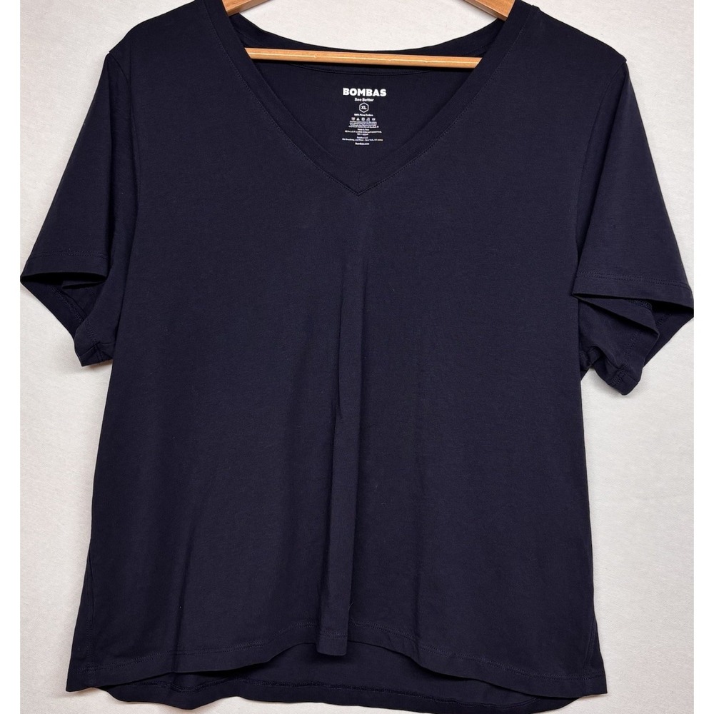 Bombas T-Shirt Mens XLarge Bee Better Short Sleeve V Neck Cotton Stretch Casual
